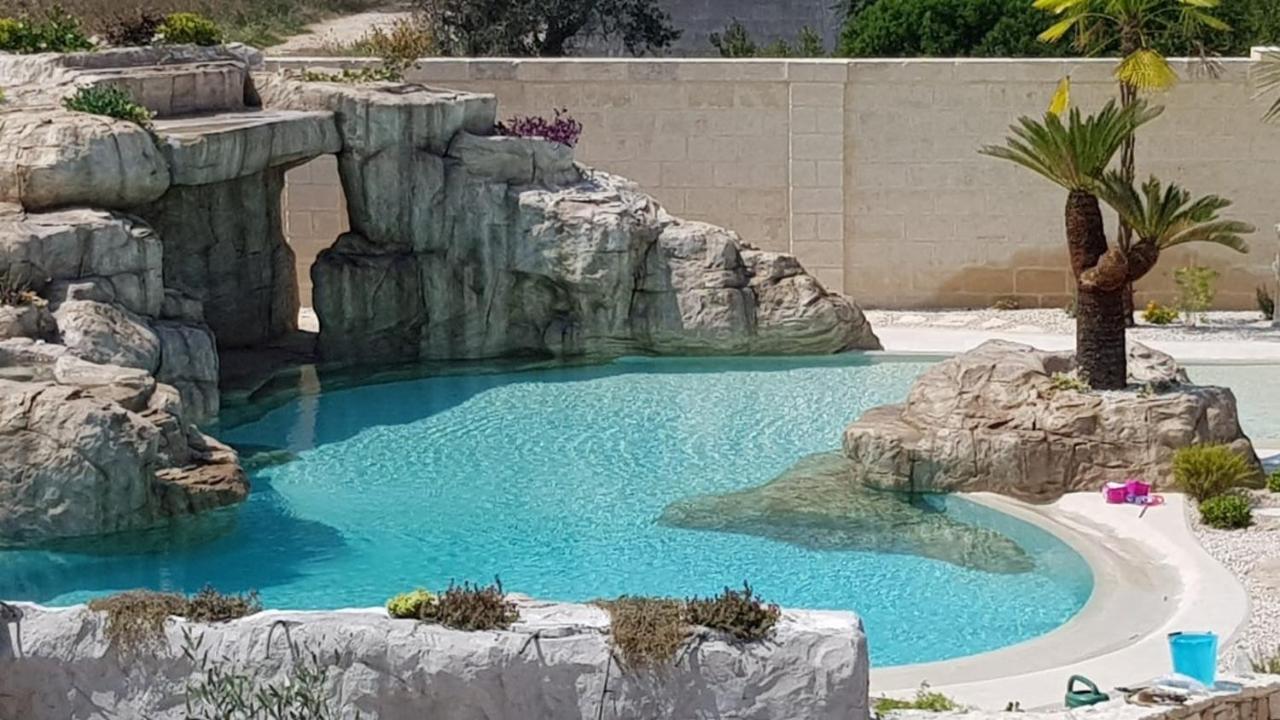 Villa Zecca Con Piscina Лечче Экстерьер фото